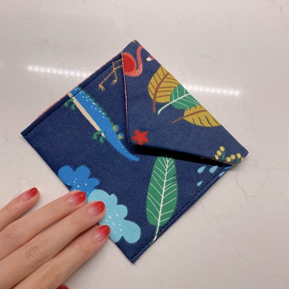 Cute printed mask holder/ pouch